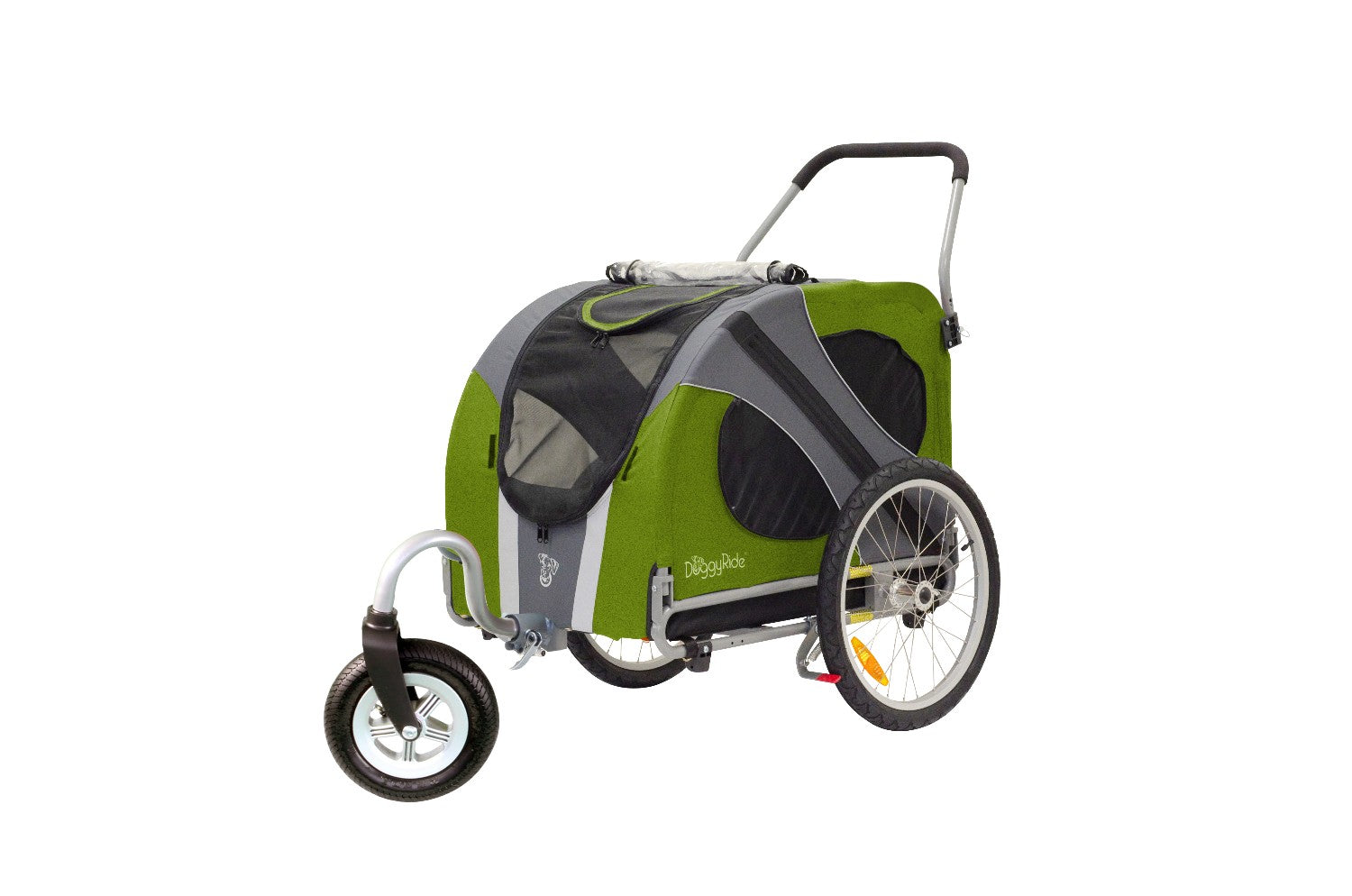 Doggyride Original - Groen / Grijs - Honden Wandelkar Stroller Doggyride Original - Groen / Grijs - Honden Wandelkar Stroller